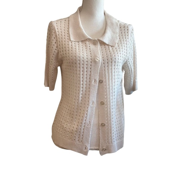 By Design Zena Off White Cardigan Size L - Picture 2 of 7